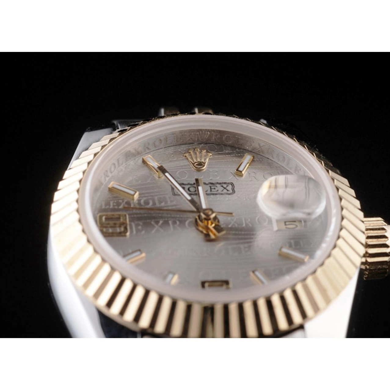 Aaa replica watch Datejust Steel 98078 Tone Plated Stainless Rolex Yellow Two Gold 0814